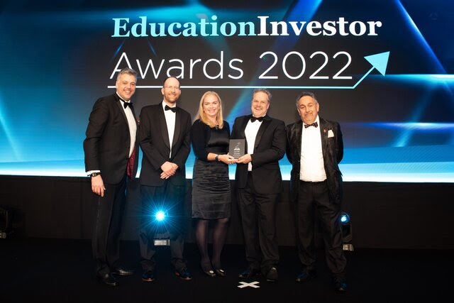 Real Training at the EducationInvestor Awards 2022